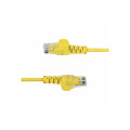 StarTech N6PAT100CMYLS 1m Yellow Slim CAT6 Ethernet Cable, Snagless, 28AWG, LSZH, LTW