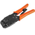 Astrotek ATP-TOOL-CT-(4/6/8) 8 pins RJ-45 6 pins RJ-12 4 pins RJ-11 Crimper Cut Strip Crimping Tool Kit with Ratchet Orange Colour Hood RoHS replaces CBC-RJ1245
