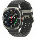 Samsung SM-L705FZS1XSA Galaxy Watch Ultra SM-L705F Smart Watch - 47.40 mm Case Height - 47.10 mm Case Width - Titanium Silver Body Color - Titanium, Silver Band Color - Wireless LAN - 4G - LTE - Accelerometer, Barometer, Bioelectrical Impedance Analysis (