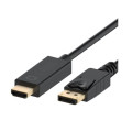 Astrotek AT-DPHDMI-2 DisplayPort DP to HDMI Adapter Converter Cable 2m - Male to Male 1080P Gold-Plated for PC/Laptop to HDTVs Projectors Displays