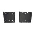 Brateck LCD-201 2 Piece LCD Wall Mount VESA 50mm/75mm/100mm 13' -27'up to 30 Kg, Fine Texture Black, 15x140x120mm
