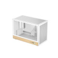DEEPCOOL R-CH260-WHNWM0-G-1 CH260 Wood White High Airflow Compact Micro-ATX Wood Grain Case.USB3.0×2、Gen2 Type-C x1、Audio/Mic×1