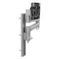 Atdec AWMS-46W35-S Single Monitor Arm on Wall Channel - Silver