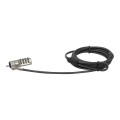 StarTech LTLOCK4D 2M LAPTOP CABLE LOCK - STEEL COMBINATION SECURITY K-SLOT LOCK 2YR