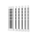 Antec AT-ECAB-W300-C1P4-W/GY (LS CIP4 Cable Kit White Grey - 6 Pack, 24ATX, 4+4 EPS, 16AWG Thicker, High Performance 300mm long Length. Premium Sleeved & Universal