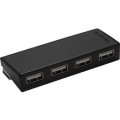 Targus ACH114AU 4-Port USB Hub Black - Compatible with PC and MAC