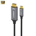 MBEAT MB-XCB-8K18CHD Tough Link 8K 1.8m USB-C to HDMI Cable Host Interface: USB-C Output Interface: HDMI USBC-C HDMI Package Weight: 101.3g