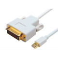 Astrotek AT-MINIDPDVI-2 Mini DisplayPort DP to DVI Cable 2m - 20 pins Male to 24+1 pins Male 32AWG Gold Plated