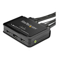 StarTech SV211HDUA4K 2 PORT SINGLE HDMI 4K 60HZ CABLE KVM SWITCH W/ AUDIO