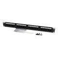 StarTech C6PANEL24 24 PORT CAT6 PATCH PANEL - 110 TYPE RACK MOUNT PATCH PANEL 1U 2YR