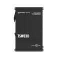 Teltonika TSW030000000 TSW030 8-PORT ETHERNET SWITCH, 2-PIN Power Input, 10/100 Mbps, Integrated DIN Rail (Plug&Play Deployment), Supports auto MDI/MDIX crossover