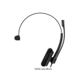 Yealink UH34-L-M-MS UH34 Lite Mono Teams USB Headset, Lightweight, All Day Wearing Comfort, Ear Wideband Noise Cancelling Microphone, Foamy Ear Cushions, USB-A