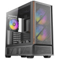 Antec P30 ARGB Mid Tower, 478×222×465 mm, Steel+Plastic+Wood, ATX/mATX/ITX, 4mm TG, 2xUSB3.0, Type-C, 7 slots, 2/1×3.5'/2.5', ARGB fans 3+2, GPU 405