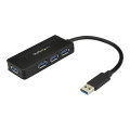 StarTech ST4300MINI 4 PORT USB 3.0 HUB, FAST CHARGE, 2YR
