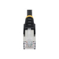 StarTech NLBK-50C-CAT6A-PATCH 50CM CAT6A ETHERNET CABLE - BLACK - LOW SMOKE ZERO HALOGEN (LSZH) - 10GBE 500