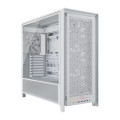 Corsair CC-9011308-WW FRAME 5000D RS HIGH-AIRFLOW MID-TOWER PC CASE - WHITE, ATX, 450mm GPU, 175mm CPU cooler, 360mm rad, 4x RS140, 1x USB-C 3.2 Gen2