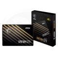 MSI SPATIUM S270 SATA 2.5 480GB SPATIUM S270 SATA 2.5' 480GB, PHISON S11, 3D NAND, SATA III 6Gbps, Sequential Read up to 500MB/s, Sequential Write up to 450MB/s, 250 TBW, 5Y WTY