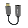 MBEAT MB-XAD-DPHDM Elite Display Port to HDMI Adapter - Converts DisplayPort to HDMI Female Port, Supports 4K@60Hz (3840×2160), Nylon Braided Cable - Space Grey