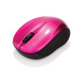 Verbatim 49043 GO Nano Hot Pink Mouse 2.4GHz Wireless Optical, Ultra Compact, 3 Buttons, 1600dpi, Nano Receiver