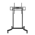 Brateck TTL14-68FW-BLK Standard Motorized TV Cart Fit 55'-100' Up to 120kg- Matte Black , VESA Compatible: 200x200 up to 800x600 （LS）