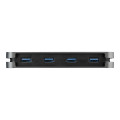 StarTech HB30CM4AB 4 PORT USB C HUB - 4X USB-A - USB 3.0 TYPE-C HUB - USB 3.2 GEN 1 (5GBPS) - BU