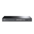 TP-LINK SG2218 JetStream 16-Port Gigabit Smart Switch with 2 SFP Slots, Support Omada SDN, L2/L3/L4 QoS, Static Routing, Rack Mountable