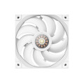 DEEPCOOL R-FL12-WHAPN1-G FL12 White 120mm Unique ARGB Fans, Low Noise, 4-pin PWM, Fluid Dynamic Bearing, Addressable RGB LED