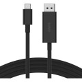 Belkin AVC014BT2MBK Connect 2 m DisplayPort/USB-C Data Transfer Cable - Cable for Chromebook, MacBook, iPad Pro, Projector, TV, Mobile Device - First End: 1 x USB Type C - Male - Second End: 1 x DisplayPort 1.4 Digital Audio/Video - Male - 32.4 Gbit/s - S