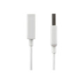 StarTech USBEXTPAA1MW 1M WHITE USB 2.0 EXTENSION CABLE A TO A - M/F