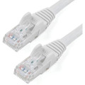 StarTech N6PATC10MWH 10m CAT6 Ethernet Cable - White Snagless Gigabit - 100W PoE UTP 250Mhz Category 6 Patch Cord UL Certified Wiring/TIA - 10m White CAT6 Ethernet cable delivers Multi Gigabit 1/2.5/5Gbps & 10Gbps up to 160ft - 250Mhz - 24 AWG stranded 10