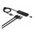 StarTech H5A4A-USB-HUB-2 4-PORT USB-A HUB, 5GBPS, BUS POWERED, SMALL TRAVEL MINI HUB, 2 YR