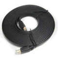 8ware RC-HDMIF-5 Flat HDMI Cable 5m - V1.4 19pin M-M Male to Male Gold Plated 3D 1080p Full HD High Speed with Ethernet replaces CB8W-RC-HDMIF-2