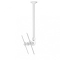 Atdec TH-3070-CTLW Long Pole Heavy-Duty Ceiling Mount to 65kg - White