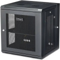StarTech RK12WALHM 4-Post 12U Wall Mount Network Cabinet, 19" Hinged Wall-Mounted Server Rack for IT Equipment, Flexible Lockable Rack Enclosure - Wall-Mount Server Rack for rackmount equipment - Flexible data rack features a hinged design w/easy access t