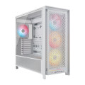 Corsair CC-9011310-WW FRAME 5000D RS ARGB High-Airflow Mid-Tower PC Case - White, ATX, 450mm GPU, 175mm CPU cooler, 360mm rad, 4x RS140 ARGB, 1x USB-C 3.2