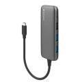 Verbatim 66603 USB-C Hub with 2 x USB-A 3.2 Gen 1 supports up to 5Gbps data transfer, 1 x USB-C supports up to 5Gbps data transfer - Space Grey