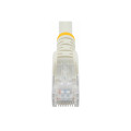 StarTech N6PATC2MWH 2M CAT6 ETHERNET CABLE WHITE 650MHZ 100W SNAGLESS PATCH CORD, LTW