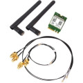 Shuttle WLN-M - Universal WLAN-ac / Bluetooth Combo Kit with M.2 card for XPC cube XPC slim series, XPC AIO series, EN01 series