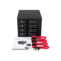 StarTech HSB4SATSASBA MOBILE RACK BACKPLANE, 4 BAY, TRAYLESS, 3.5" SATA, 2YR