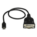 StarTech ICUSB232C USB-C TO RS232 DB9 SERIAL ADAPTER, M/M, 40CM, 2YR