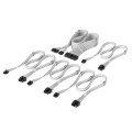 Corsair CP-8920374 For PSU - Elite Premium Individually Sleeved Type-4 PSU Cables Starter Kit - White