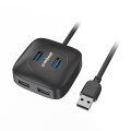 MBEAT MB-U3H-01K 4-Port USB 3.0 Hub - High Speed Data Transfer speed: Up to 5Gbps Compatible with USB 2.0/3.0 devices Product Weight: 95g