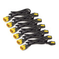 APC AP8704S-WW Locking Power Cord Kit, C13 to C14, 1.2M Length, 6 Pack