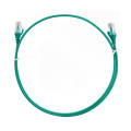 8ware CAT6THINGR-5M CAT6 Ultra Thin Slim Cable 5m / 500cm - Green Color Premium RJ45 Ethernet Network LAN UTP Patch Cord 26AWG for Data