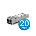 Ubiquiti UACC-OM-MM-10G-D-20 UFiber 10Gbps Multi-Mode Optical Module, SFP+, 20-Pack, Duplex LC connector, Connection up to 300 m
