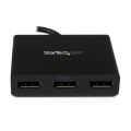 StarTech MSTDP123DP DP TO DP MULTI MONITOR SPLITTER - 3 PORT MST HUB 3YR