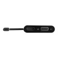 StarTech CDP2HDVGA USB-C MULTIPORT ADAPTER, HDMI, VGA, DUAL DISPLAY, ALUMINUM, 3YR