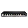 D-Link DGS-F1010P-E 10P GIGABIT POE SWITCH WITH 8 LONG REACH POE PORTS (96W) AND 2 UPLINK PORTS