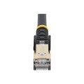 StarTech C6ASPAT1BK 1FT CAT6A ETHERNET CABLE - 10 GIGABIT SHIELDED SNAGLESS RJ45 100W POE PATCH C