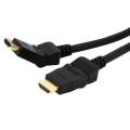 Astrotek AT-HDMI-MM-180D-2 HDMI Cable 2m - v1.4 19 pins Type A Male to Male 180 Degree Swivel Type 30AWG Gold Plated Nylon sleeve RoHS